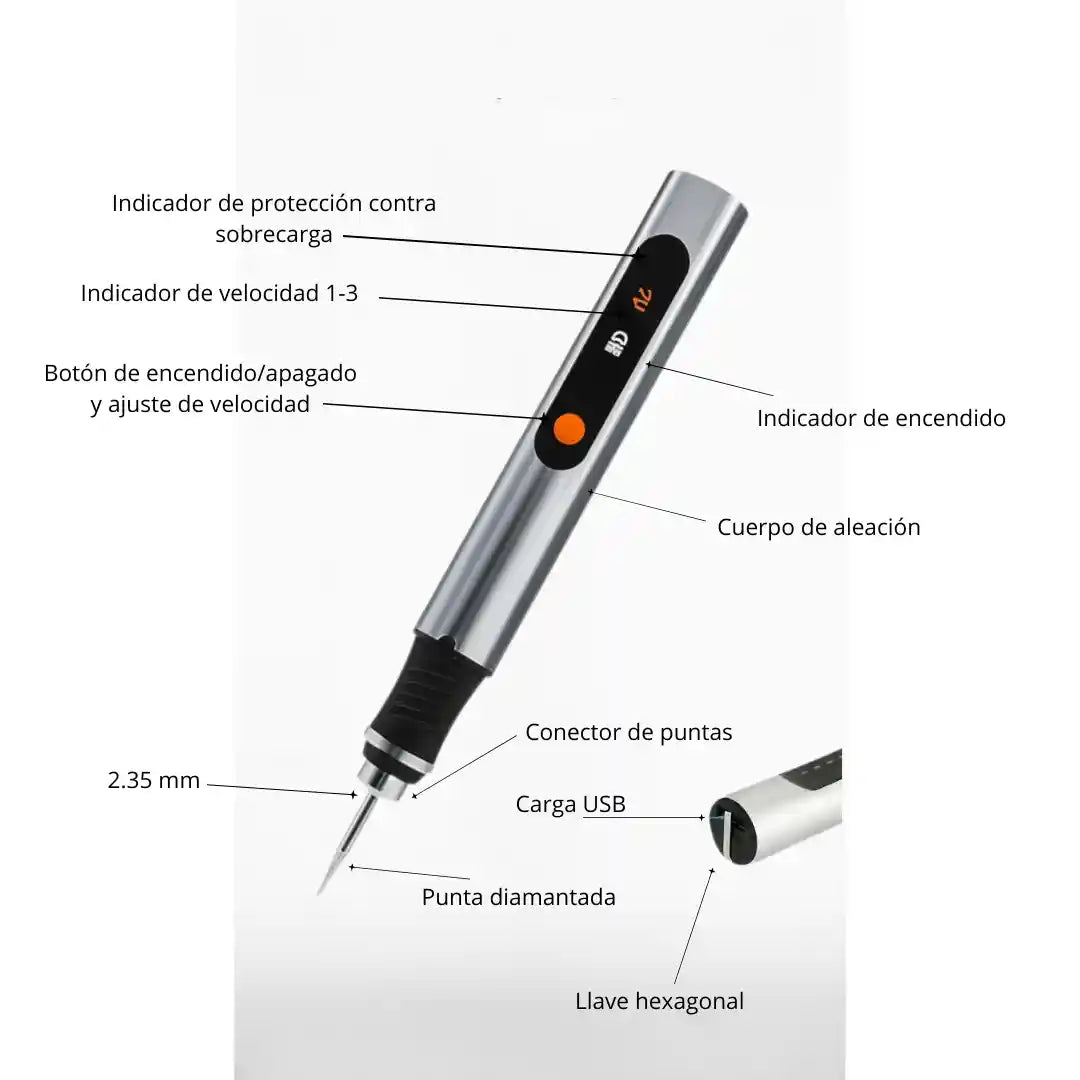 BOLÍGRAFO GRABADOR